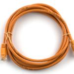 5 MTR CAT5E UTP PATCH CORD ORANGE JE- FULL COPPER