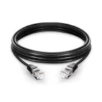 10 MTR CAT5E UTP PATCH CORD BLACK JE- FULL COPPER