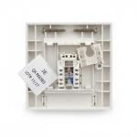 Cat5E single-port fixed keystone faceplate JE