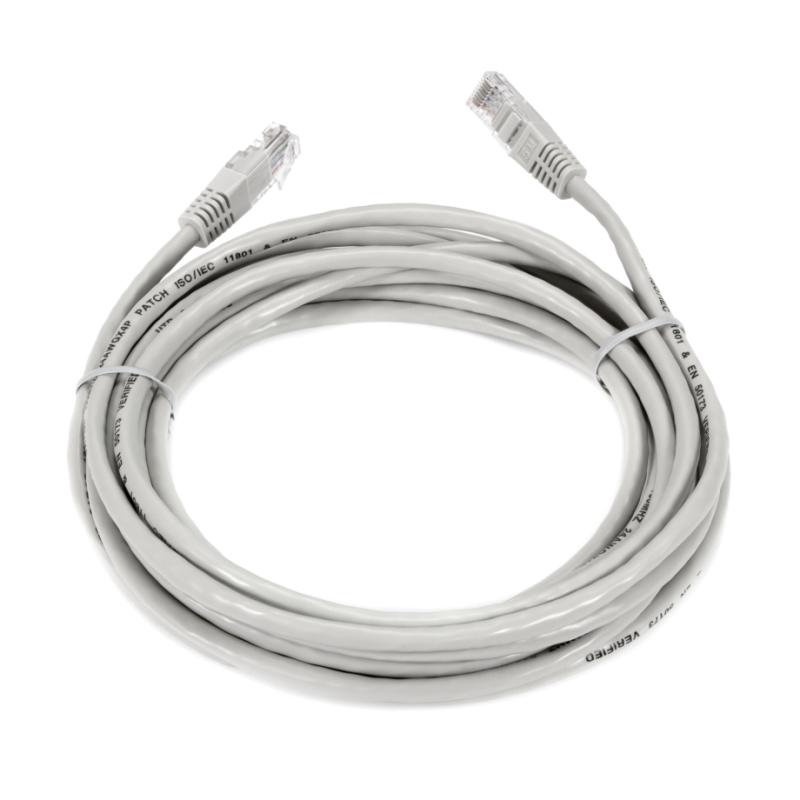 5 MTR CAT5E UTP PATCH CORD GREY JE- FULL COPPER