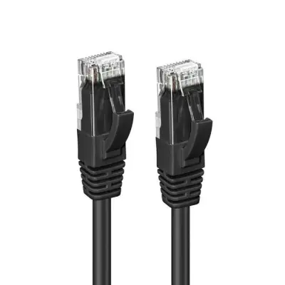10 MTR CAT5E UTP PATCH CORD BLACK JE- FULL COPPER