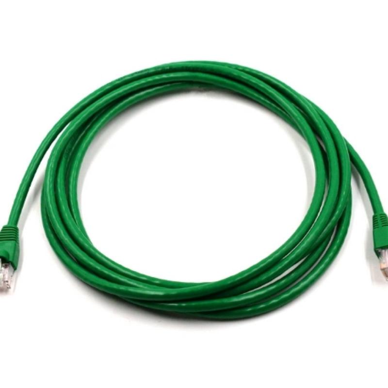 3 MTR CAT5E UTP PATCH CORD GREEN JE- FULL COPPER