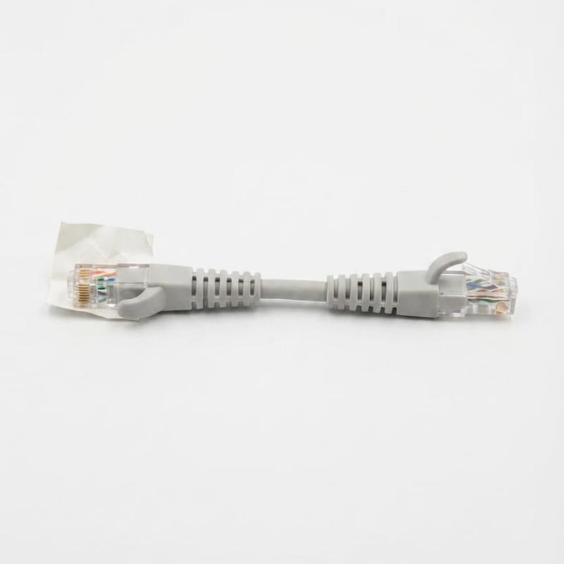 0.1M (10cm) RJ45 Ethernet Cable Cat6 UTP Patch Cord Grey JE
