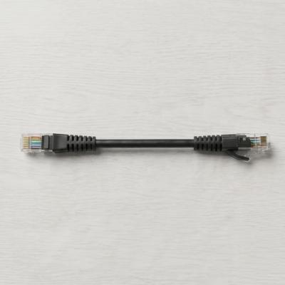 0.15M (15cm) RJ45 Ethernet Cable Cat6 UTP Patch Cord Black JE