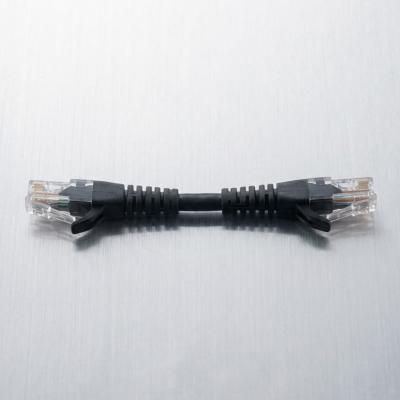 0.1M (10cm) RJ45 Ethernet Cable Cat6 UTP Patch Cord Black JE