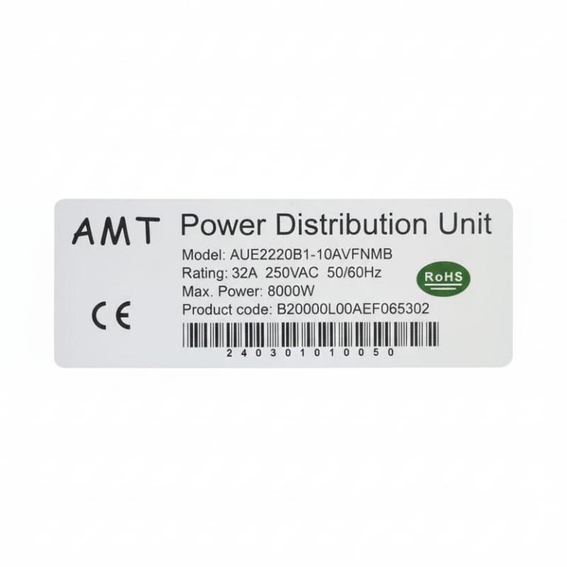 AMT 10-WAY UK PDU WITH 32A INDUSTRIAL PLUG