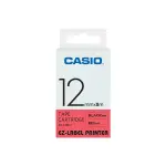 Casio 12mm Black on Red Label Tape