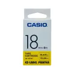 Casio 18mm Black on Yellow Label Tape