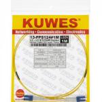 KUWES 1 MTR LC–LC 9/125μm Duplex SM Fiber Patch Cord LSZH
