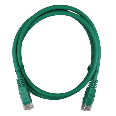 2 MTR CAT6 UTP PATCH CORD GREEN JE- FULL COPPER