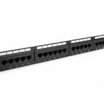 24-port UTP CAT6 loaded patch panel JE
