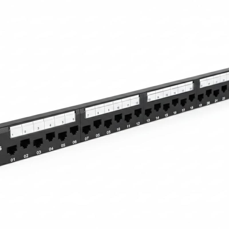 Kuwes 24-Port Cat6A 10G Patch Panel