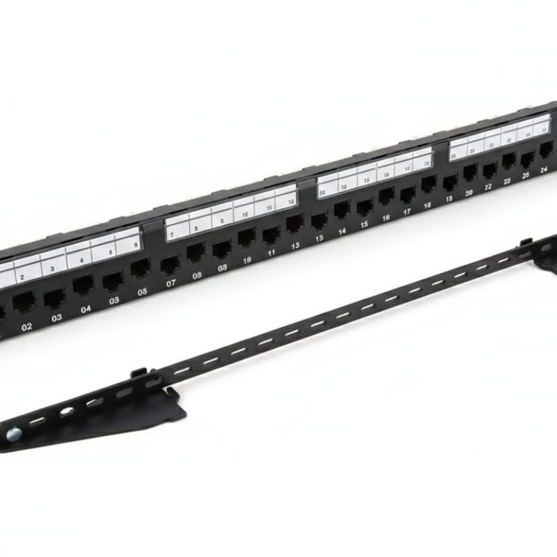 Kuwes 24-Port Cat6A 10G Patch Panel
