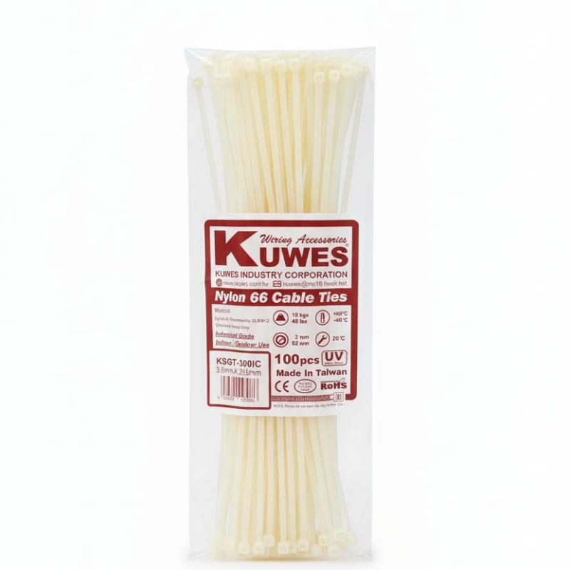 KUWES Nylon Cable Ties 3.6mm × 292mm