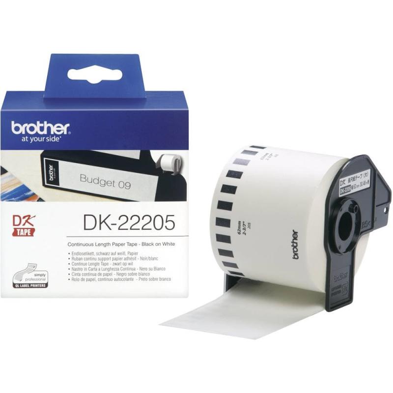 Brother DK-22205 Continuous Paper Label Roll