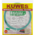 KUWES 5 MTR LC–SC 50/125μm Duplex MM Fiber Patch Cord LSZH