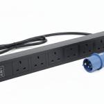 AMT 10-WAY UK PDU WITH 16A INDUSTRIAL PLUG