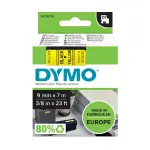Dymo D1 40918 Labeling Tape – 9mm x 7m – Black on Yellow Durable Label Tape for Label Manager Printers