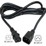 AMT 3 MTR POWER CABLE C13-C14 CABLE 1mm² FULL COPPER