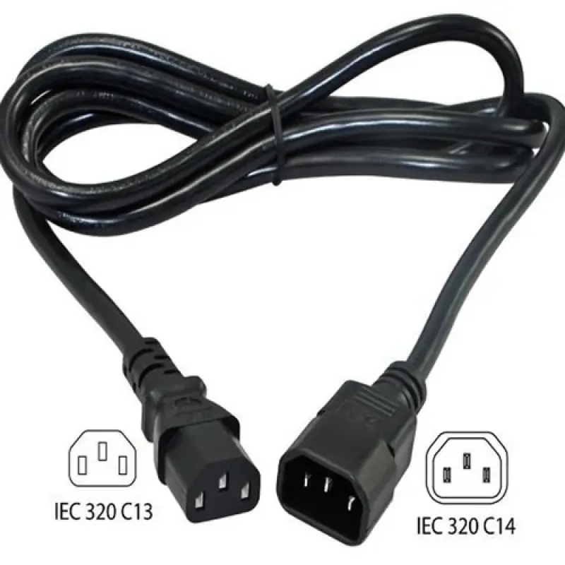 AMT 3 MTR POWER CABLE C13-C14 CABLE 1mm² FULL COPPER