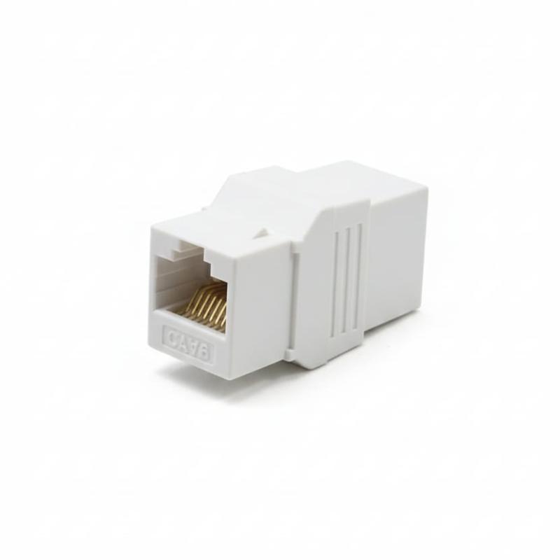 RJ45 CAT6 INLINE COUPLER KEYSTONE TYPE JE