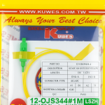 KUWES SC/APC Simplex 9/125µm Singlemode Pigtail (1 Meter)