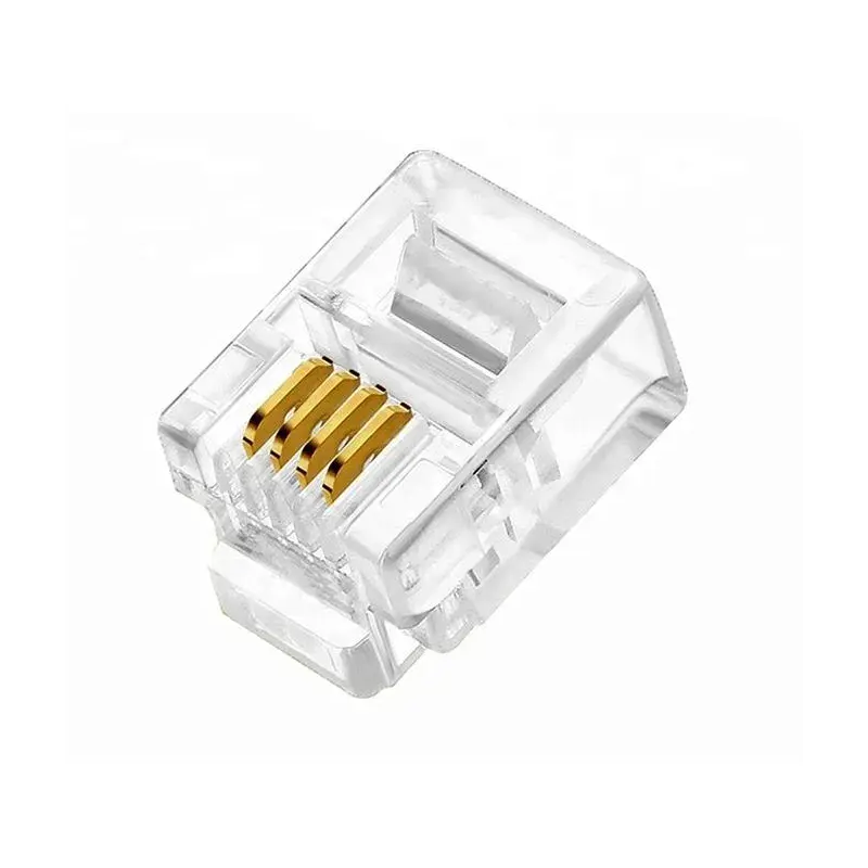 KUWES RJ11  4-PIN CONNECTORS CAT3. TELEPHONE PLUG