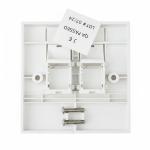 JE DUAL PORT RJ45 FACE PLATE