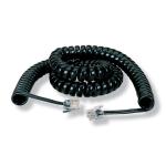 AMT RJ11 6P4C coiled telephone cord, coil length 1.4FT, stretchable up to 3.5M