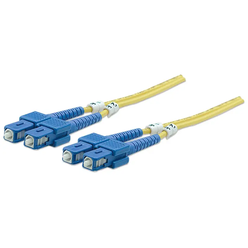 KUWES 5 MTR SC–SC 9/125μm Duplex SM Fiber Patch Cord LSZH
