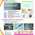 KUWES Super 7 S/FTP LAN Patch Cord 0.5 MTR Grey (50CM)