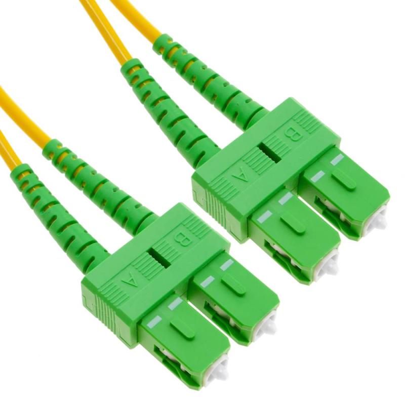 KUWES SC/APC to SC/APC Duplex Fiber Optic Patch Cord – 1M