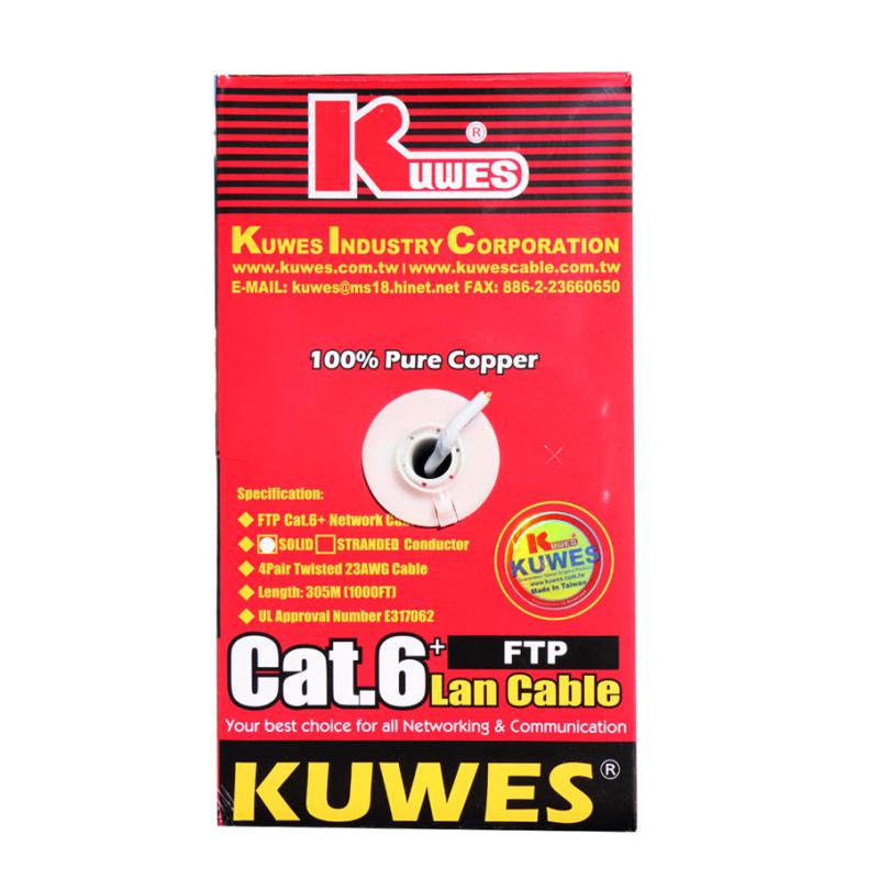 Kuwes Cat6 Ftp 23Awg 305 Meter Cable – Grey Kuwes