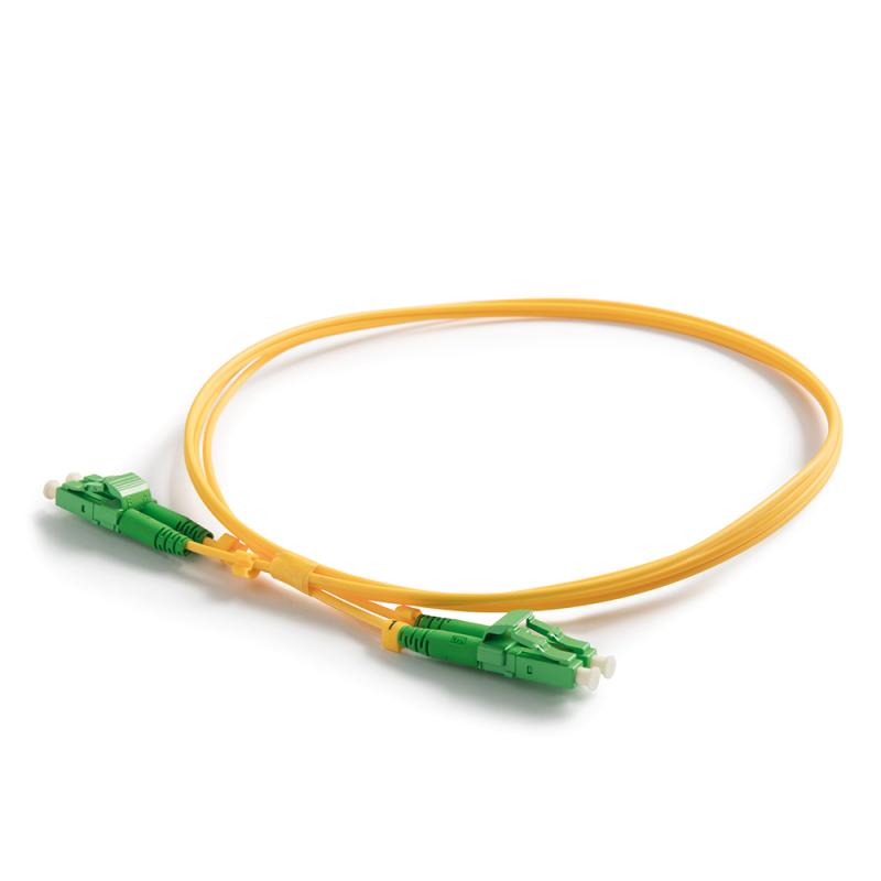 KUWES LC/APC to LC/APC Duplex Fiber Optic Patch Cord – 3M