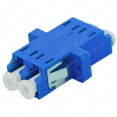 LC Duplex Single-Mode (SM) Fiber Optic Adapter / Coupler