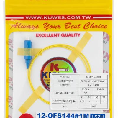 KUWES SC Simplex 9/125µm Singlemode Pigtail (1 Meter)