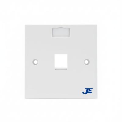 JE SINGLE PORT RJ45 FACE PLATE