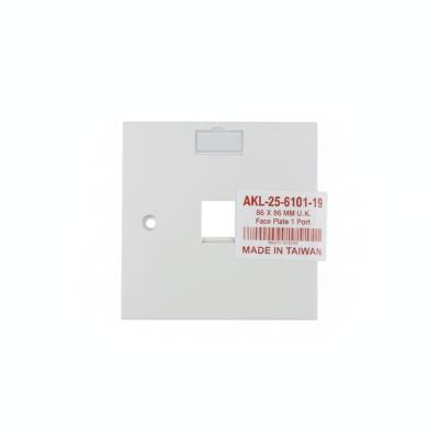 KUWES SINGLE PORT RJ45 FACE PLATE