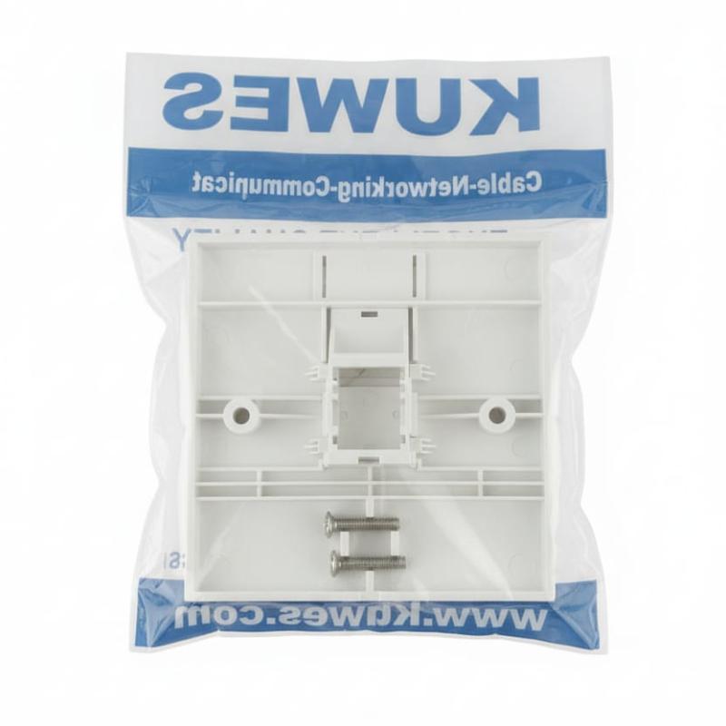 KUWES SINGLE PORT RJ45 FACE PLATE