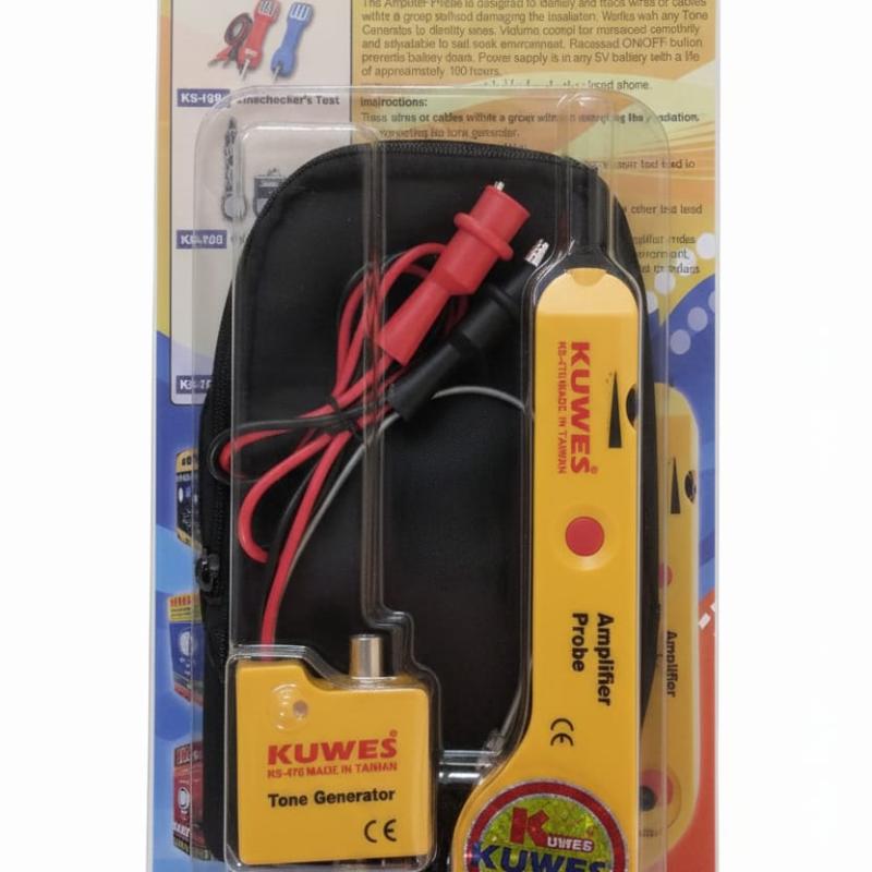 KUWES KS-470 Cable Tracer (Amplifier Probe + Tone Generator)