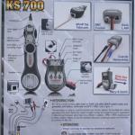 KUWES  3-in-1 Professional Tracer / Toner / Cable Tester KS-700