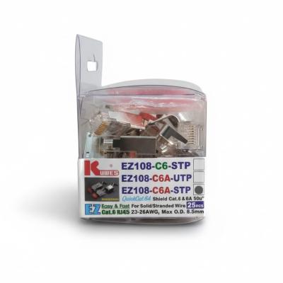 KUWES EZ RJ45 CAT6A STP CONNECTORS (PACK OF 25PCS)