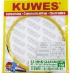 KUWES 3 MTR SC–SC 9/125μm Duplex SM Fiber Patch Cord LSZH