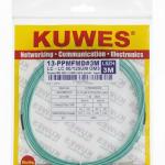 KUWES 3 MTR LC–LC 50/125μm Duplex MM Fiber Patch Cord LSZH