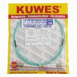 KUWES 1 MTR LC–LC 50/125μm Duplex MM Fiber Patch Cord LSZH